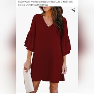 Woman's dress perfect for valentine's day